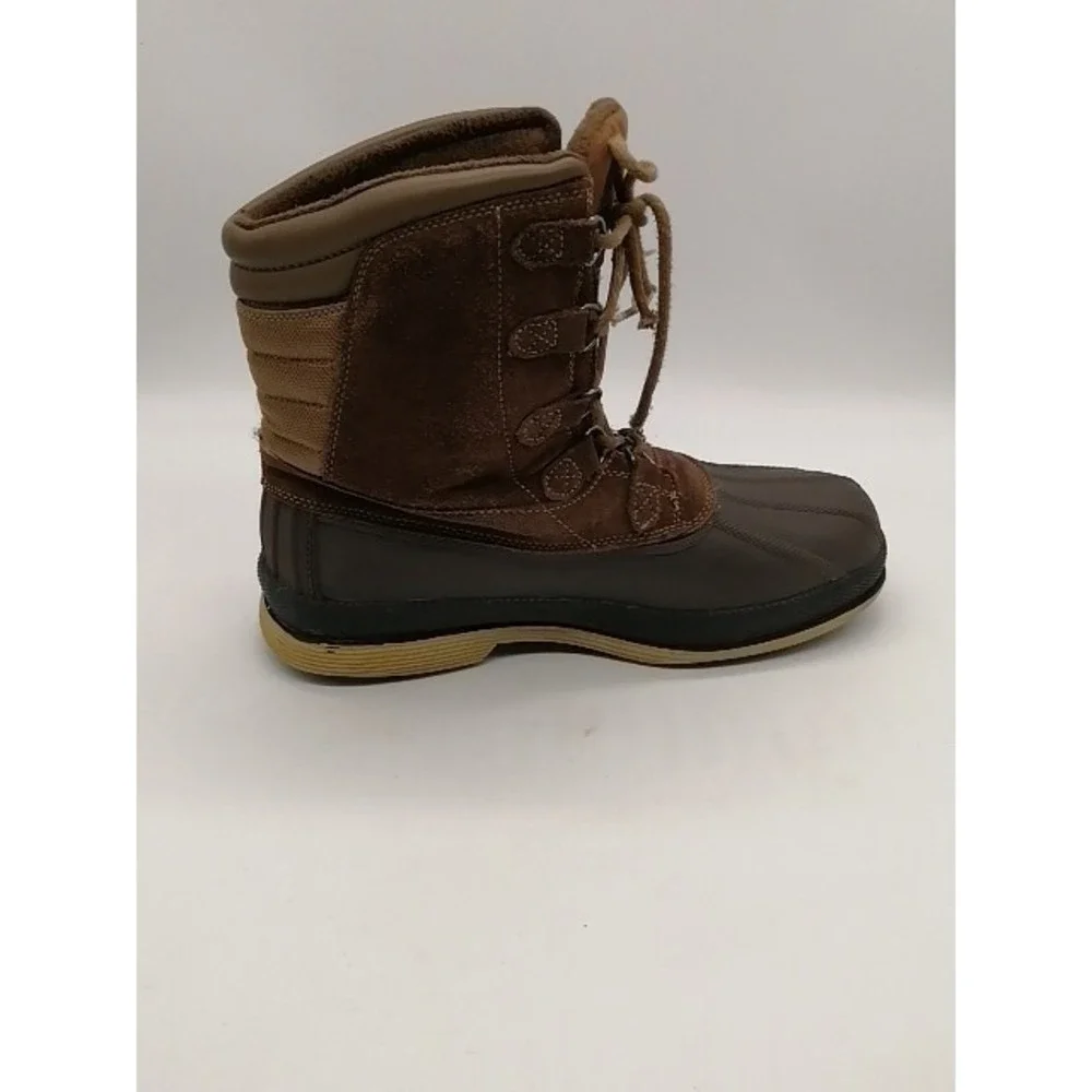 Nortiv8 Boots Mens Brown 9 Hiking Winter Duck Shoe Leather Waterproof 170390-M